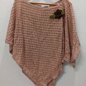 🌹Charlotte Russe Crocheted Poncho/Shawl
